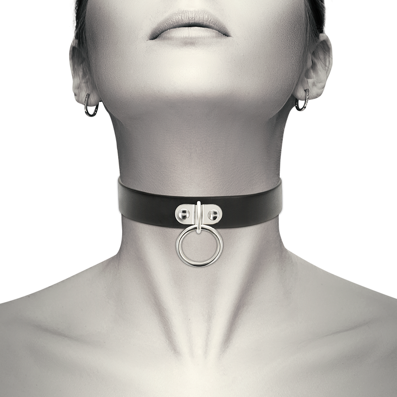Alternative view of COQUETTE CHIC DESIRE - VEGAN LEATHER NECKLACE WOMAN FETISH ACCESSORY