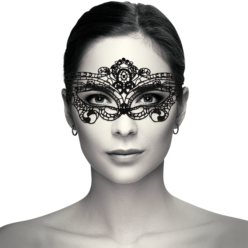 Alternative view of COQUETTE CHIC DESIRE - LACE MASK BLACK