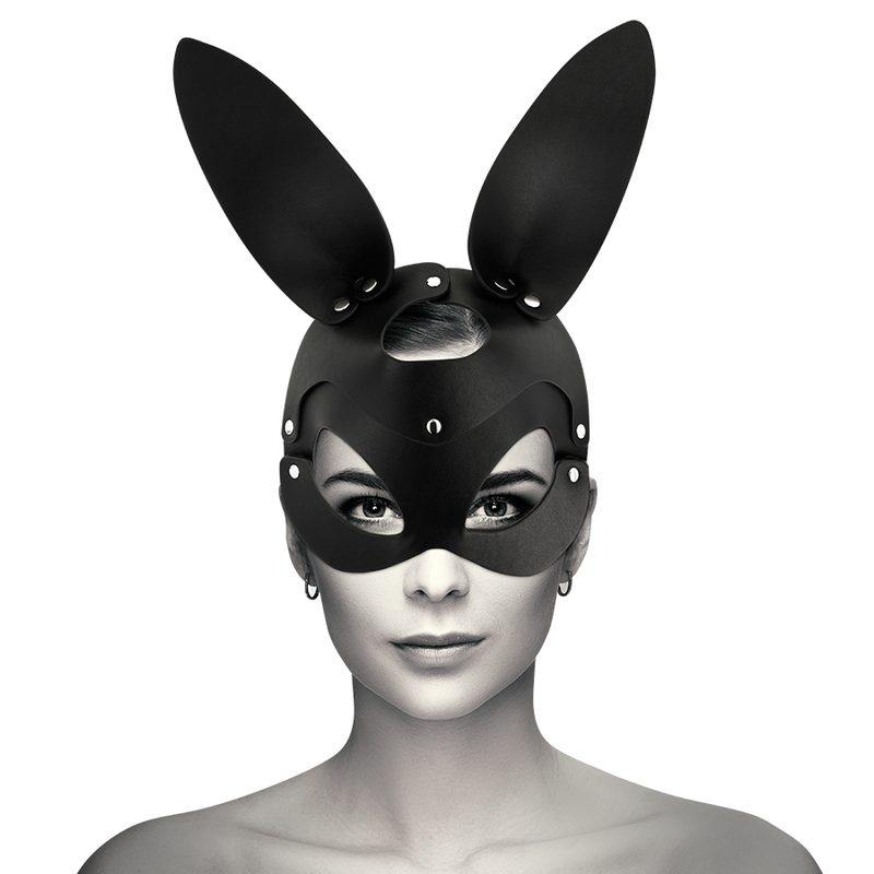 Alternative view of COQUETTE CHIC DESIRE - VEGAN LEATHER MASK WITH BUNNY EARS