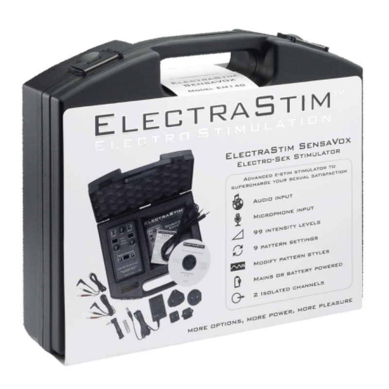 Alternative view of ELECTRASTIM - SENSAVOX E-STIM STIMULATOR