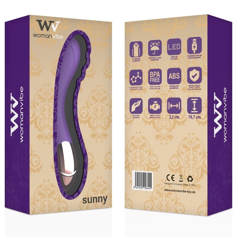 Alternative view of WOMANVIBE - SUNNY SILICONE RECHARGEABLE VIBRATOR