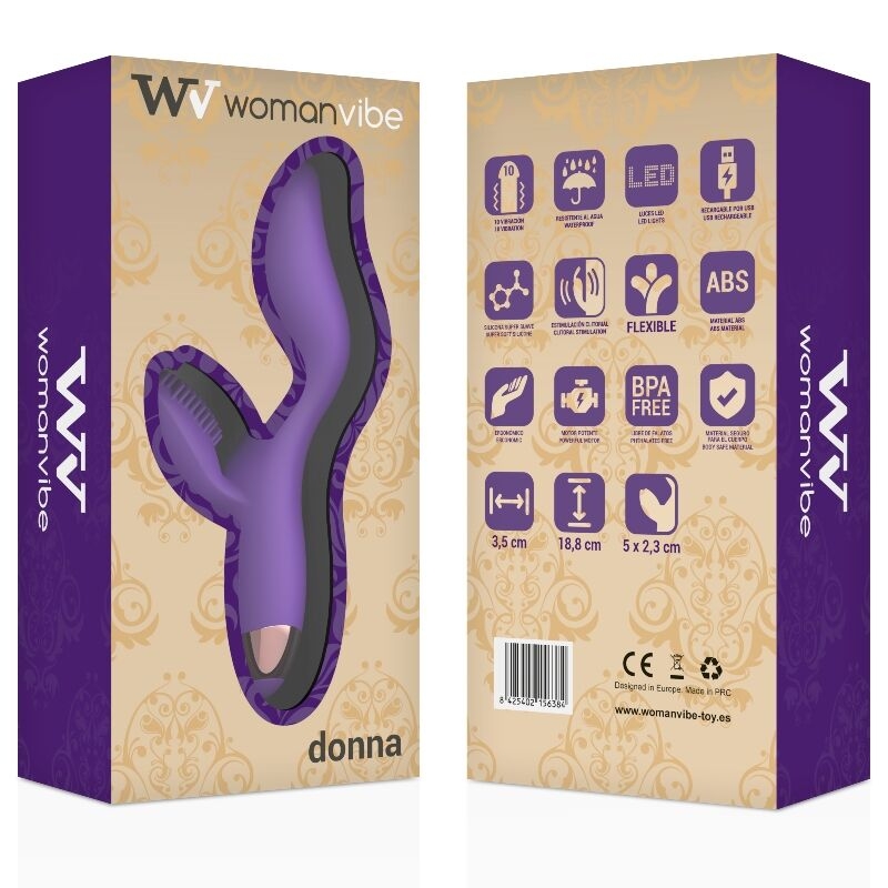 Alternative view of WOMANVIBE - DONNA RECHARGEABLE SILICONE VIBRATOR