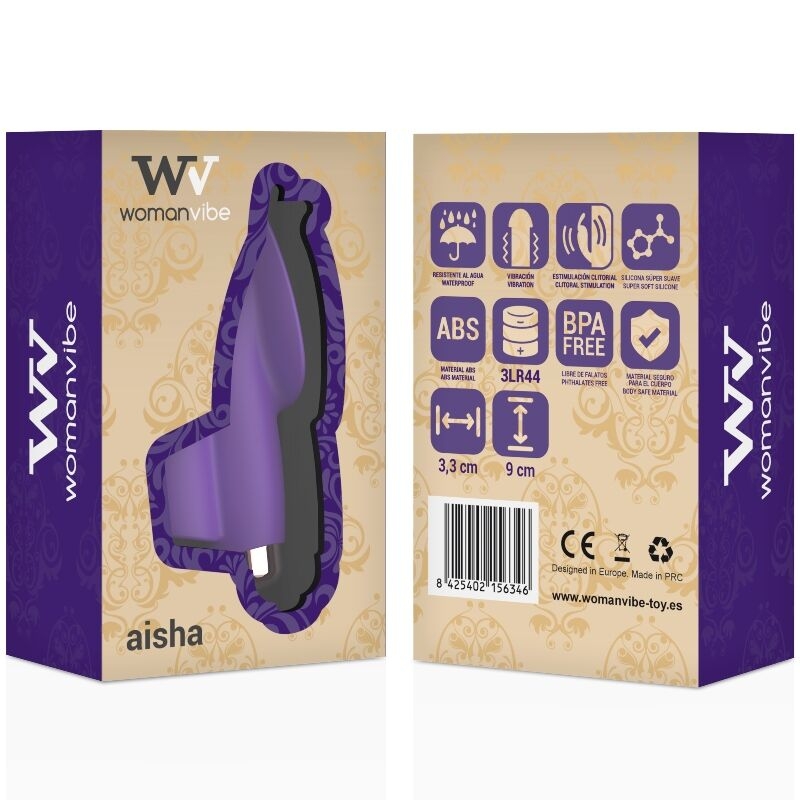 Alternative view of WOMANVIBE - AISHA SILICONE STIMULATOR FINGER