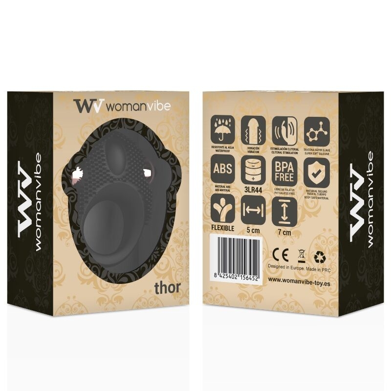 Alternative view of WOMANVIBE - THOR SILICONE VIBRATOR RING