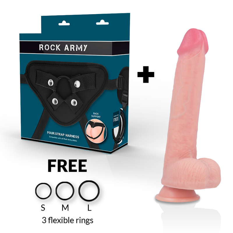Alternative view of ROCKARMY - ARN S + LIQUID SILICONE DILDO PREMIUM KINGCOBRA 24 CM -O- 4.77 CM