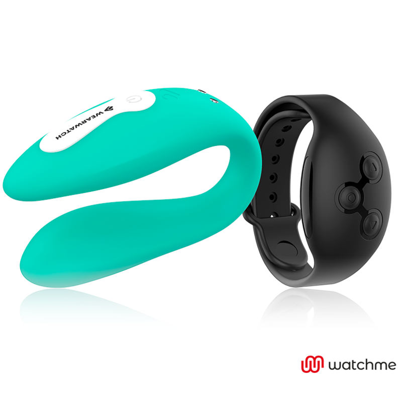 Alternative view of WEARWATCH - DUAL TECHNOLOGY VIBRATOR WATCHME AQUAMARINE / JET