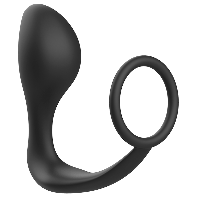 Alternative view of ADDICTED TOYS - ANAL PLUG WITH BLACK SILICONE RING