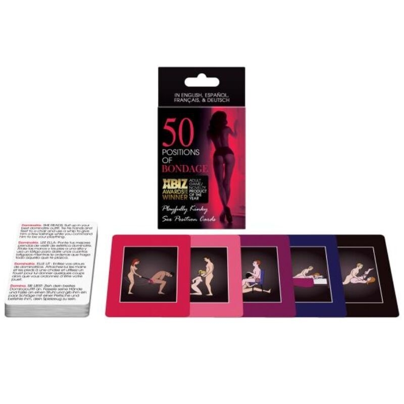 Alternative view of KHEPER GAMES - 50 POSITIONS OF BONDAGE CARDS